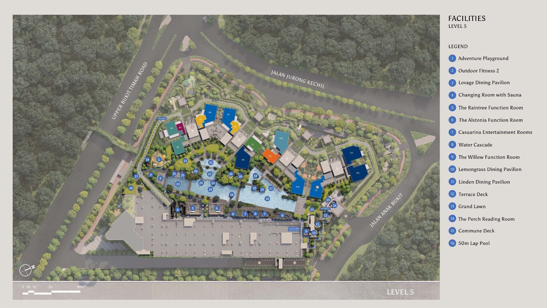 The Reserve Residences siteplan